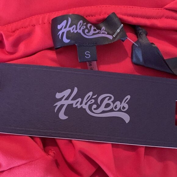 𝅺HALE Bob Red dress. Crisscross front. Ties in back. Low open back. Size small - Picture 12 of 13